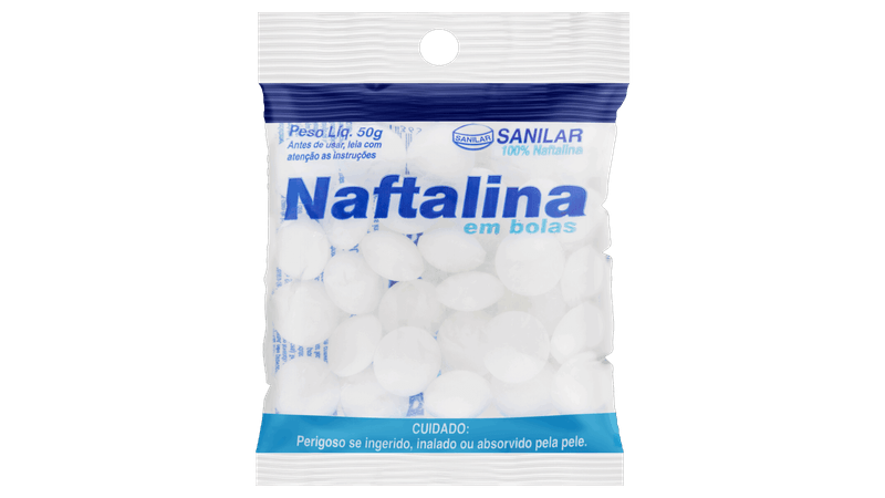 Naftalina em Bolas — 50 g