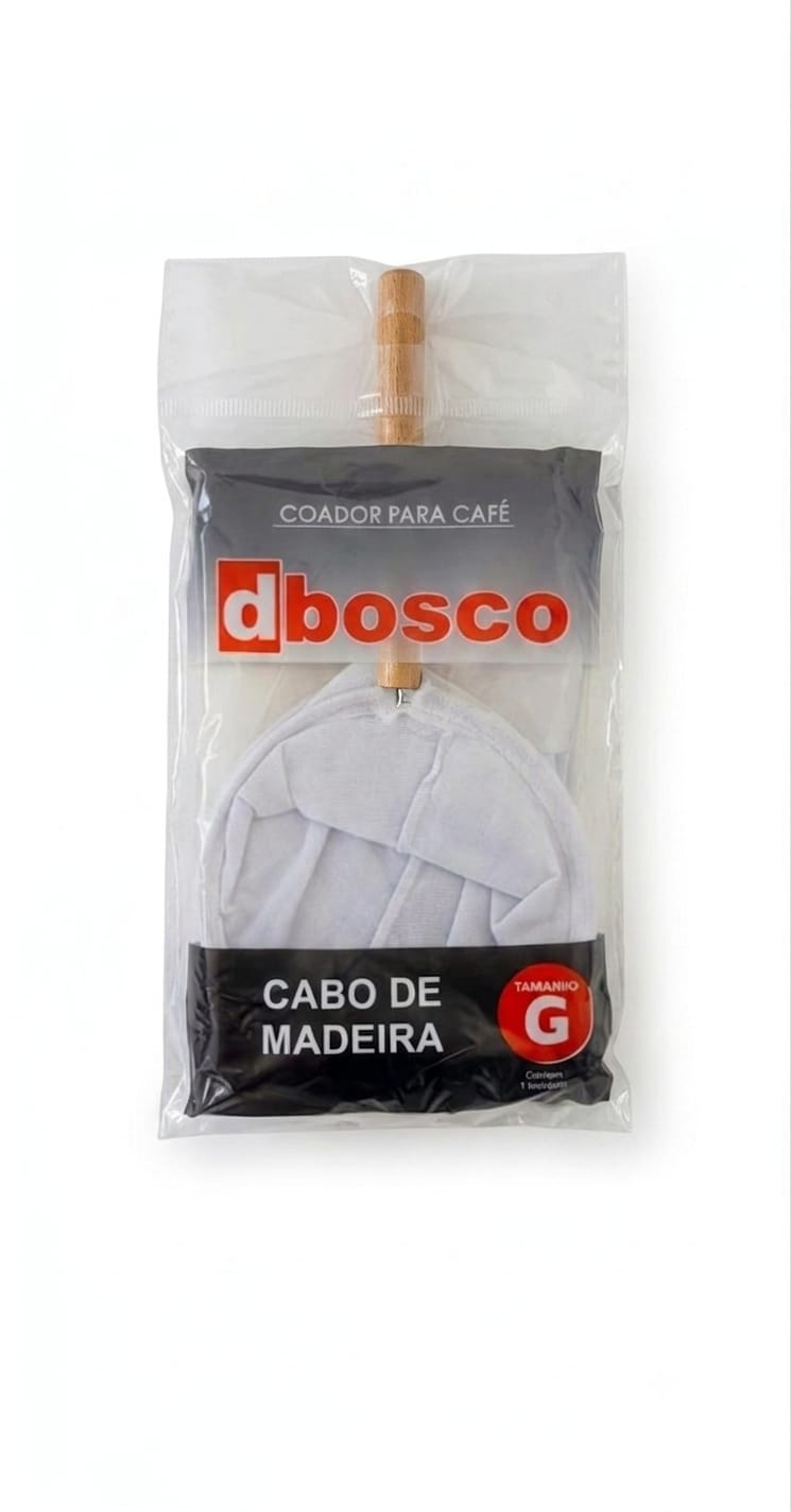 Coador de Café com Cabo de Madeira