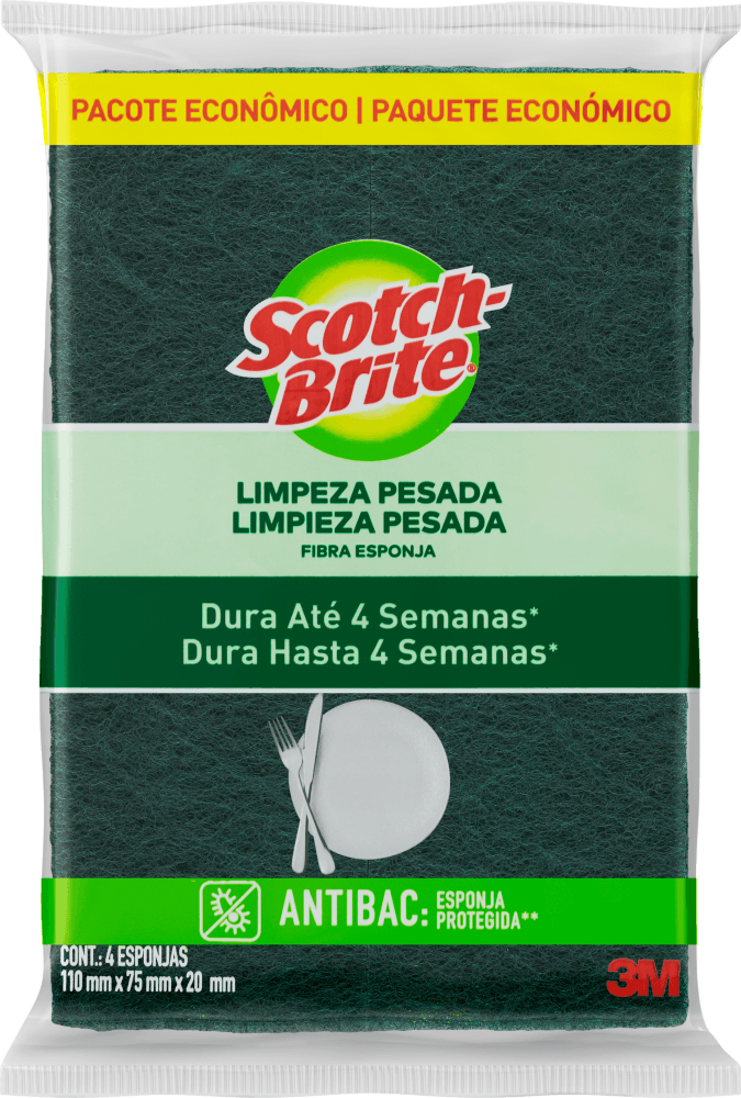 Esponja Antibac — Linha Econômica